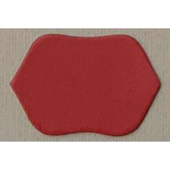 Lederlaschen: Glattes Leder in Rot