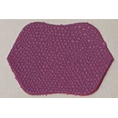 Lederlaschen: Fein genarbtes Leder in Purpur