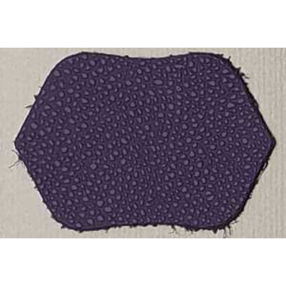Lederlaschen: Fein genarbtes Leder in Grape