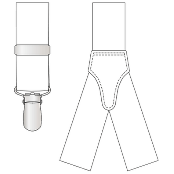 Hosentrger-Stil: Y-Form / Clips / 26mm