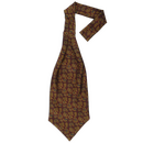 Ascot-Krawatte aus bedruckter Seide mit Paisley-Muster in...