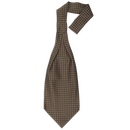 Ascot-Krawatte aus Seide mit dichtgesetztem Muster in...
