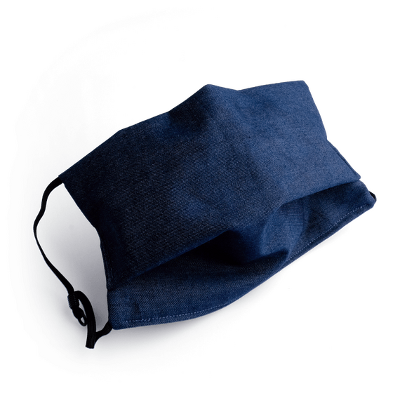 Mund-Nase-Maske aus Denim bzw. Jeansstoff