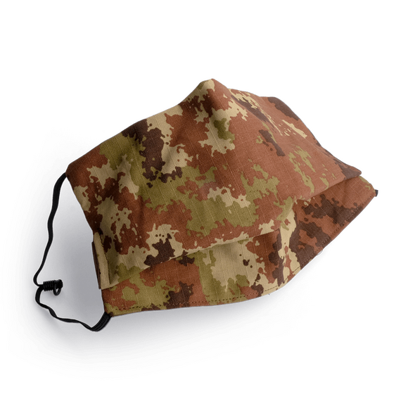 Mundschutz in grauem Camouflage mit Nasenbügel &...