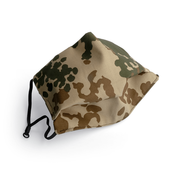 Mundschutz in W�sten-Camouflage der Bundeswehr mit...