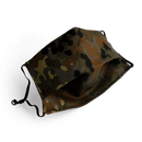 Mund-Nase-Maske in Bundeswehr Flecktarn