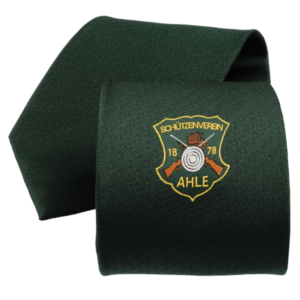 Vereinskrawatte mit dem Logo des Schützenvereins Ahle